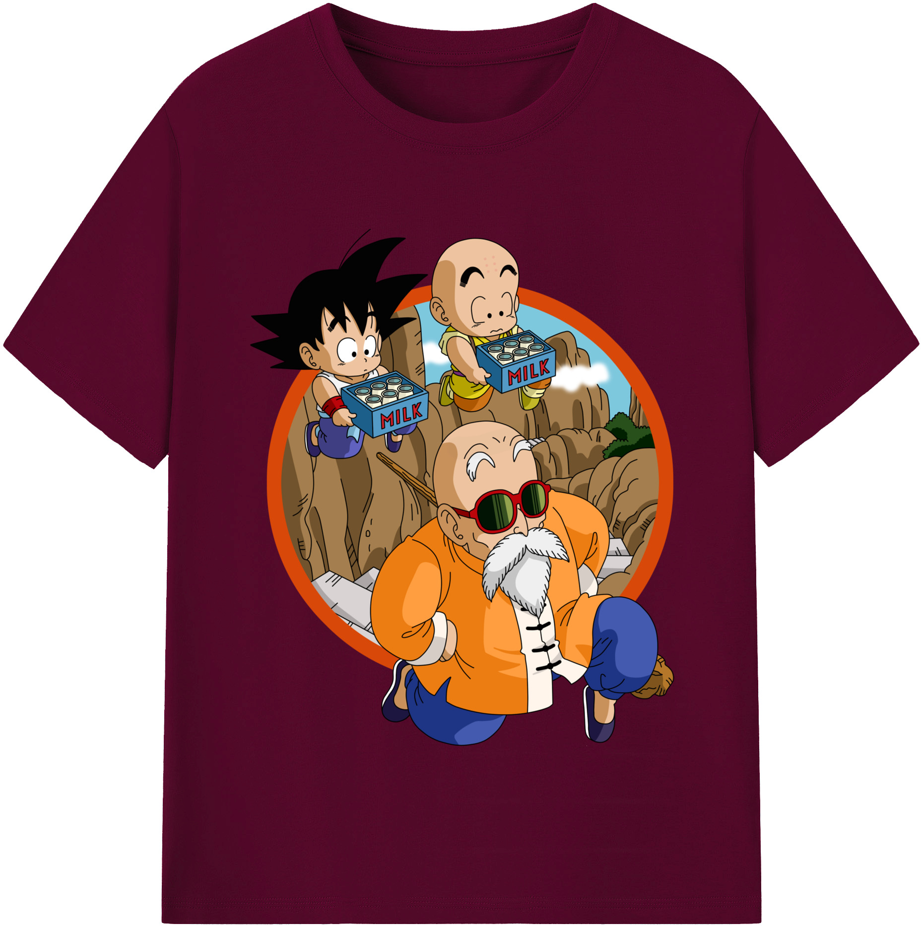 （画像用） ドラゴンボール 亀仙人（かめせんにん） DRAGON BALL Master Roshi Kame Sennin レディースカジュアルプリントTシャツ（綿100％）